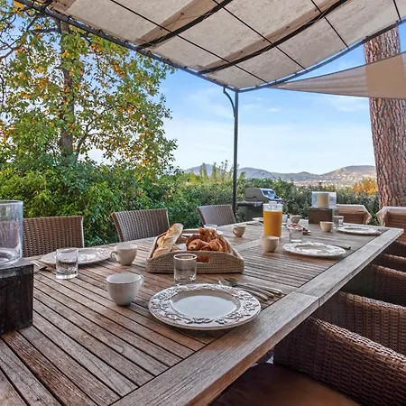 Le Tropezien - Vue A 180, 3 Chambres, Jardin & Piscine Ferienhaus Saint-Tropez