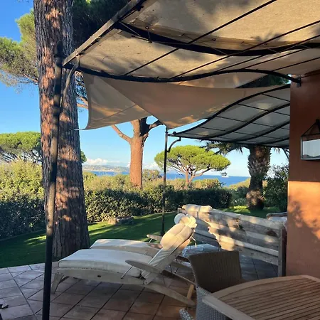 Le Tropezien - Vue A 180, 3 Chambres, Jardin & Piscine Ferienhaus Saint-Tropez