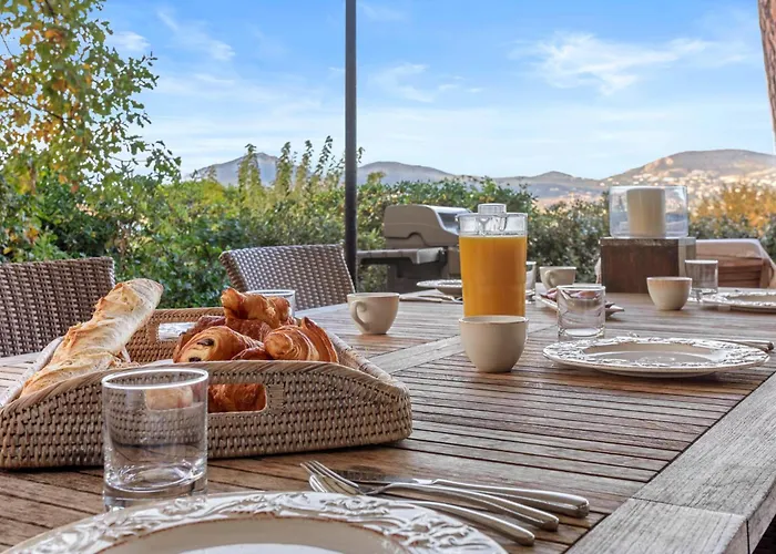 Le Tropezien - Vue A 180, 3 Chambres, Jardin & Piscine Ferienhaus Saint-Tropez